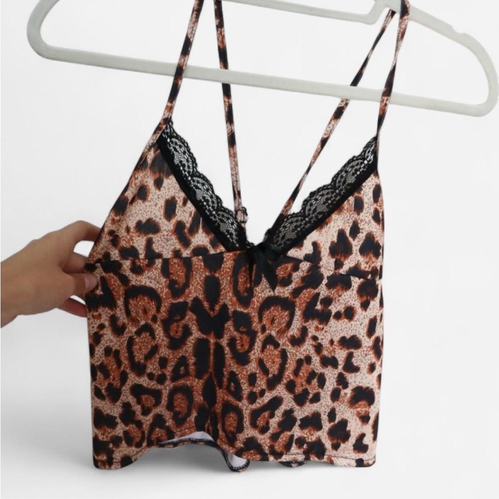 Y2K Animal Print Tank!! <3